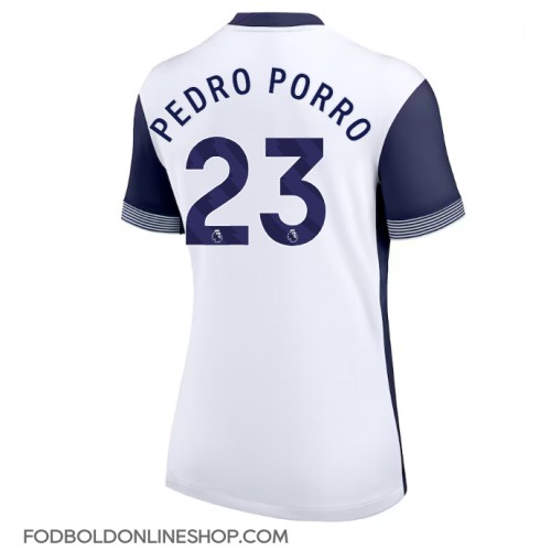 Tottenham Hotspur Pedro Porro #23 Hjemmebanetrøje Dame 2024-25 Kortærmet